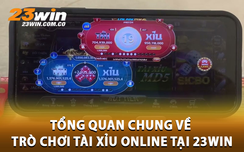 Tổng quan chung về trò chơi tài xỉu online tại 23Win